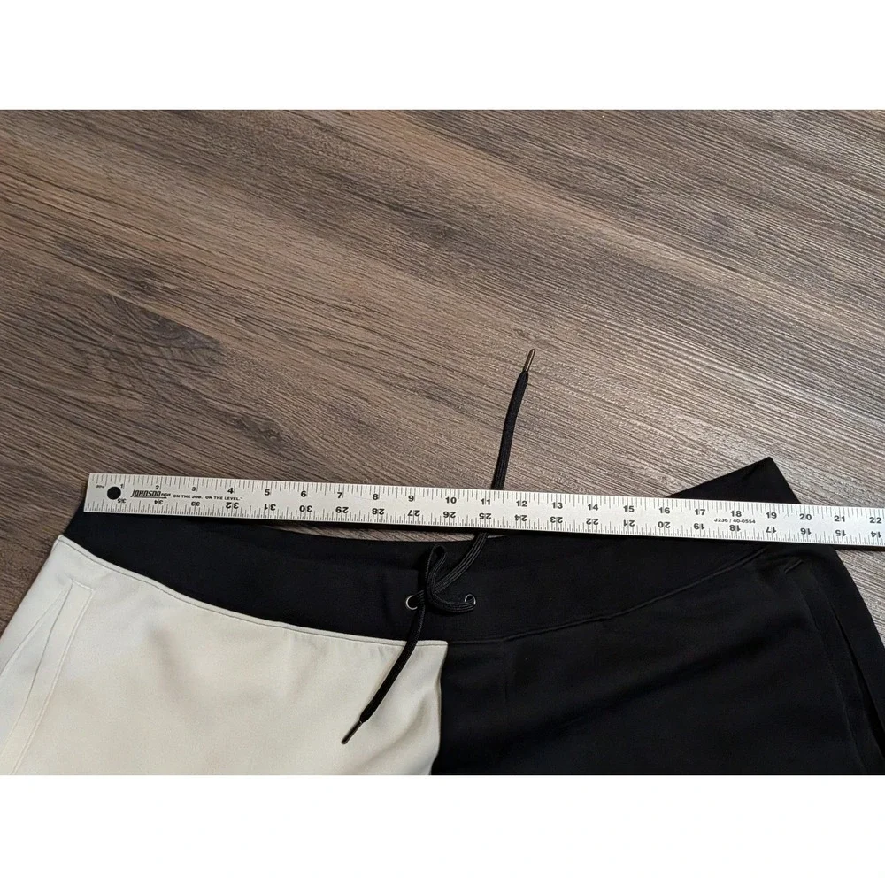 Polo Ralph Lauren Mens 2XLT Colorblock Sweatpants Black White Yellow Joggers
